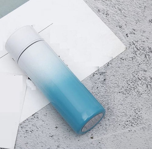 Gradient Stainless Steel Thermos – Smart Temperature Display Vacuum Flask (500ml)