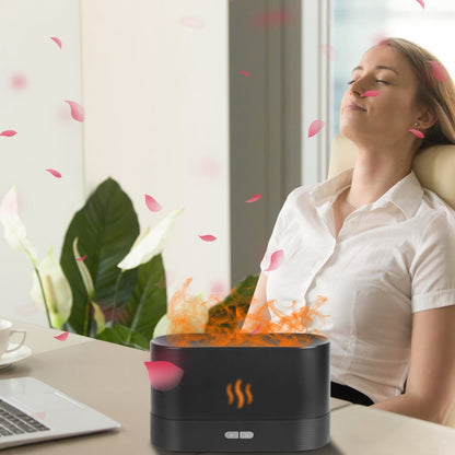 Simulated Flame Mist Humidifier