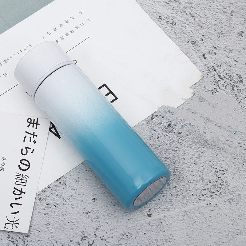 Gradient Stainless Steel Thermos – Smart Temperature Display Vacuum Flask (500ml)
