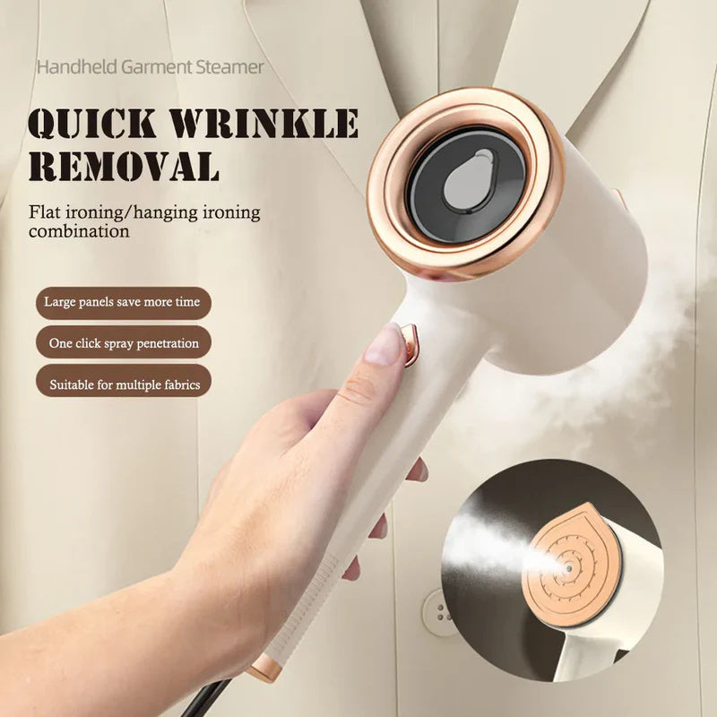 Mini Portable Handheld Garment Steamer – Compact Travel Clothes Steamer for Home & Travel