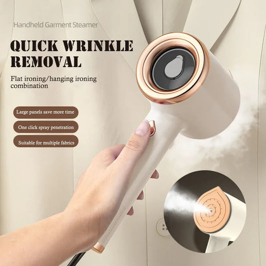 Mini Portable Handheld Garment Steamer – Compact Travel Clothes Steamer for Home & Travel